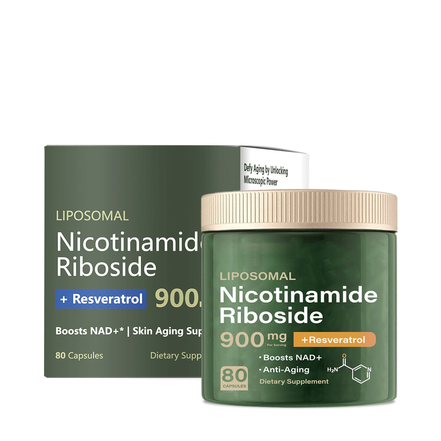 Avanteur™ NAD+ Anti-Aging Capsules – 900mg Cellular Support Formula